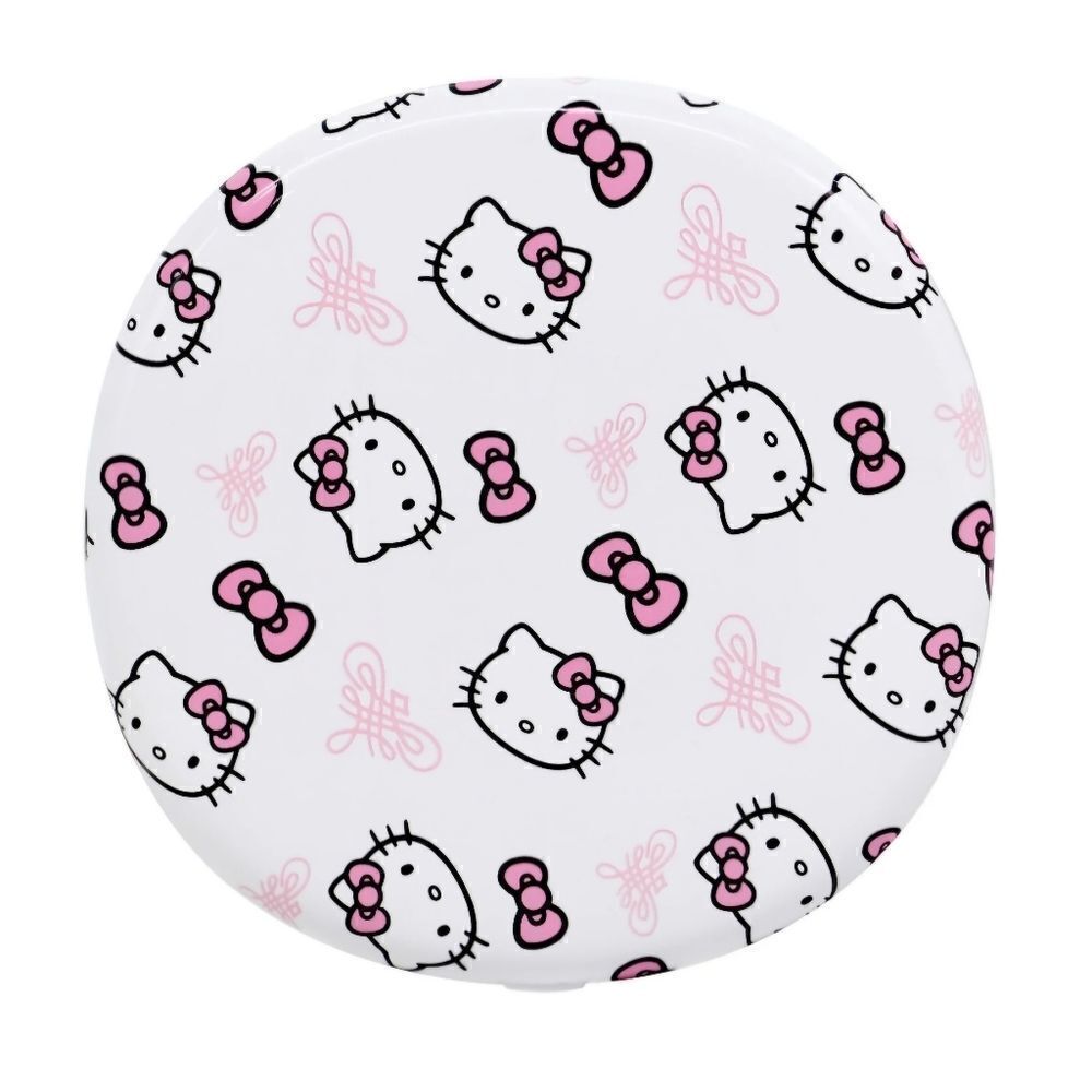 Hello Kitty® "Supercute Signature" Print LED Compact Mirror White